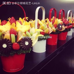 鲜果花篮 年会礼品的创意与温情之选